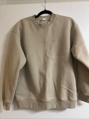 LAGREE Crewneck Sweatshirt in Light Beige